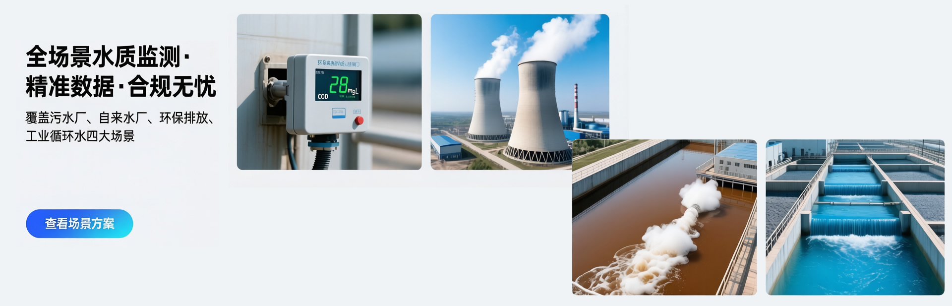 全场景水质监测 · 精准数据 · 合规无忧	